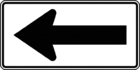 Sign with Arrow