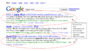 Blogs Given As Much Precedence as Official Page in Search Results for Apple iPod