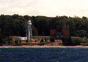 Plum Island Rear Range Light in 1989