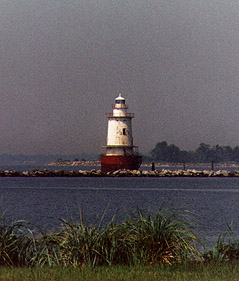 Stamford Harbor Light in 1997 - 28th trip