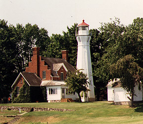 Port Sanilac Light in 1987