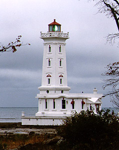 Point Abino Light in 1991 - 11th trip