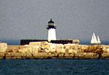 Cleveland East Pierhead Light in 1999 - 35th trip