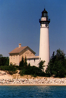 South Manitou Island Light in 1992 - 12th trip