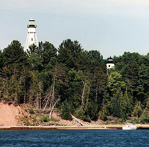 Michigan Island Lights in 1994