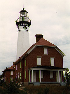 Au Sable Point Light in 1987 - 2nd trip
