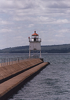 Two Harbors Breakwater Light in 2002