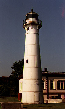 Peche Island Old Rear Range Light in 1987