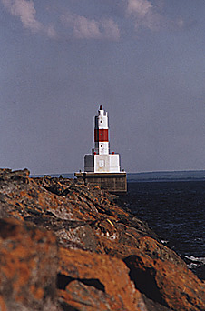 Presque Isle Harbor Breakwater Light in 2002 - 39th trip