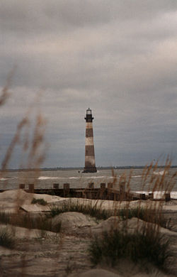 Morris Island Light in 1993 - 17th trip