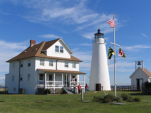 Cove Point Light in 2007 - 49th trip