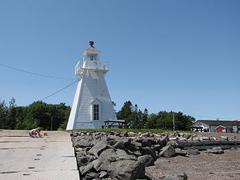 Spencer's Island Light in 2009 - 50th trip