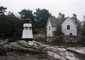 Perkins Island Light in 2002 - 40th trip
