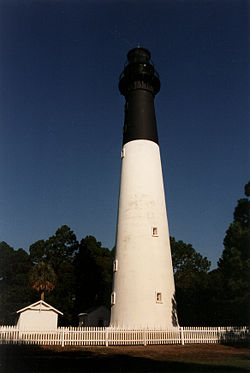 Hunting Island Light in 1993 - 17th trip