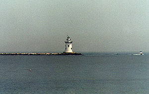 Saybrook Breakwater Light in 1997
