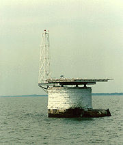 Colchester Reef Light in 1993