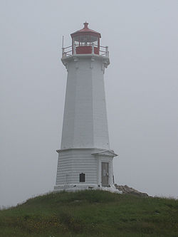 Louisbourg Light in 2009 - 50th trip