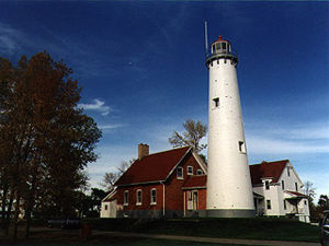 Tawas Point Light in 1997