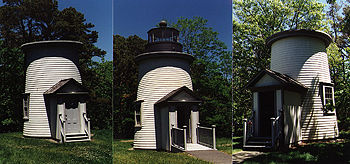 Three Sisters of Nauset Lights in 1997 - 28th trip