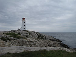 Peggy's Point Light in 2009 - 50th trip