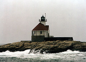 The Cuckolds Light in 2002 - 40th trip