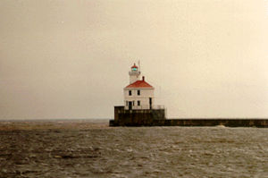 Wisconsin Point Light in 1994 - 19th trip