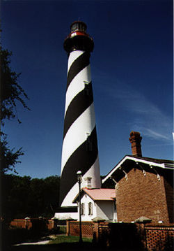 St. Augustine Light in 1996 - 27th trip
