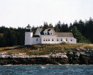 Pumpkin Island Light in 2002 - 40th trip