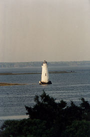 Cockspur Island Light in 1993