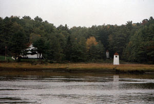 Kennebec River Range Lights in 2002