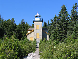 Bois Blanc Island Light in 2005 - 46th trip