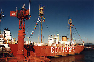 Lightship Columbia in 2003 - 42nd trip