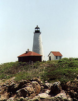 Bakers Island Light in 1997 - 28th trip