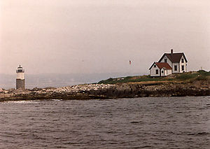 Ram Island Light in 1986