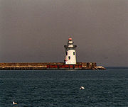 Harbor Beach Light in 1996