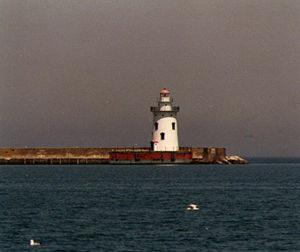 Harbor Beach Light in 1996