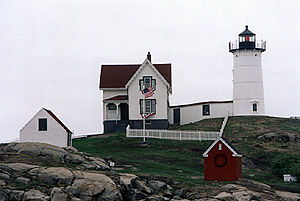Cape Neddick Light in 2002