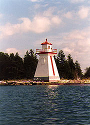 Stokes Bay Front Range Light in 1990
