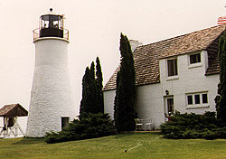 Old Presque Isle Light in 1987