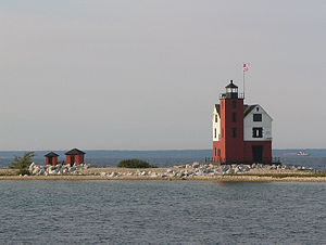 Round Island Light in 2001