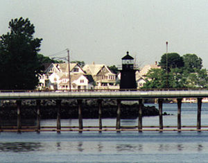 Tongue Point Light in 1997 - 28th trip