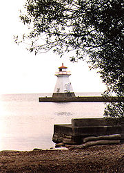 Saugeen River Front Range Light in 1990