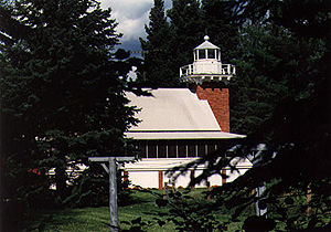 Sand Point Light in 1988 - 5th trip