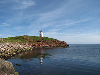 Souris East Light in 2009 - 50th trip