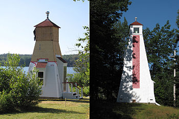 Pictou Range Lights in 2009 - 50th trip