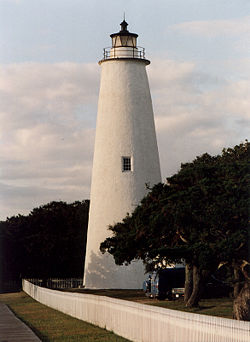 Ocracoke Light in 1993 - 17th trip