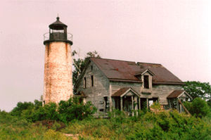 Charity Island Light in 1993