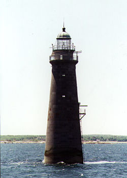 Minots Ledge Light in 1997