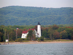 Point Iroquois Light in 2007 - 48th trip