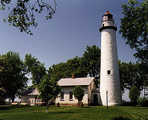 Pointe Aux Barques Light in 1996